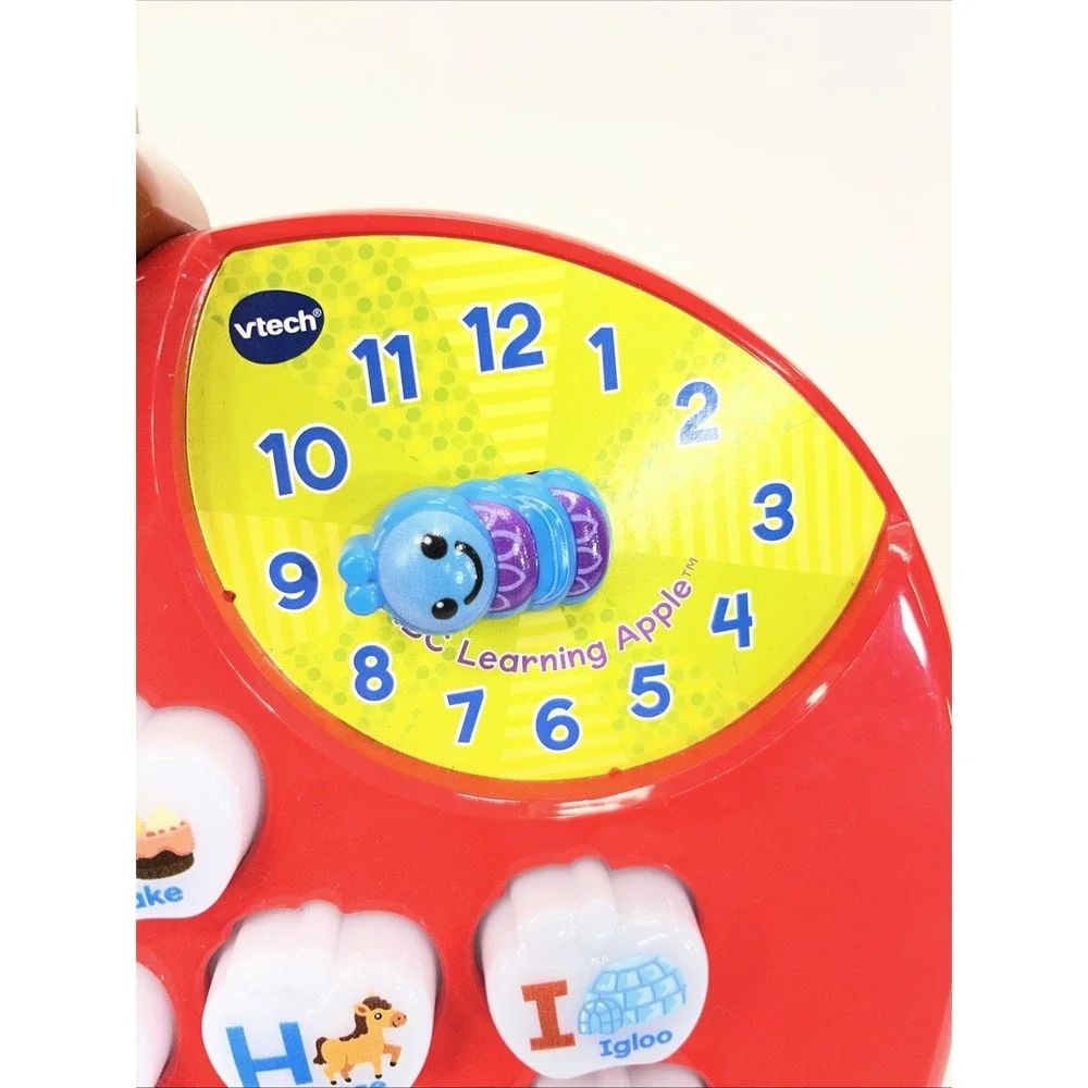 VTech Alphabet Apple ABC Learning Toy Preschool Toy Teaching Home School WORKS